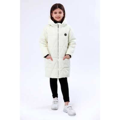 Wholesale Girls Coats 6-14Y Benitto Kids 2007-51251 Бежевый 