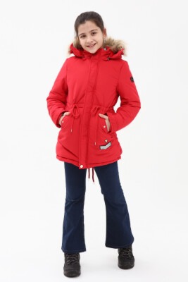 Wholesale Girls Coats 6-14Y Benitto Kids 2007-51256 Красный