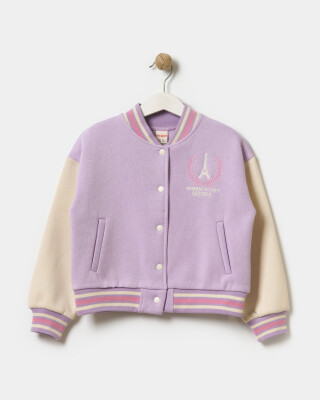 Wholesale Girls' College Jacket 5-8Y Miniloox 1054-24413 - 2