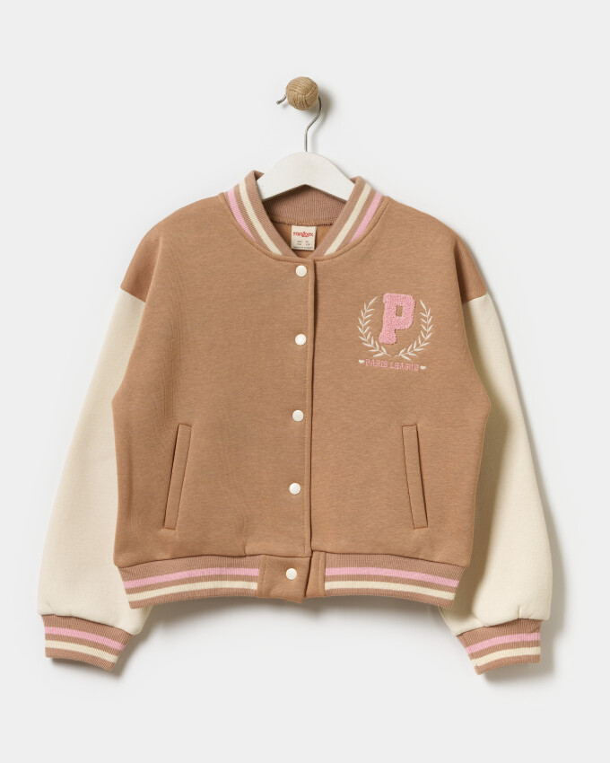 Wholesale Girls' College Jacket 9-12Y Miniloox 1054-24412 - 4