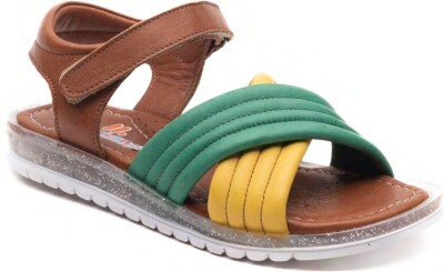 Wholesale Girls Colorful Sandals 26-30 Minican 1060-MZ-P-1002 Микс