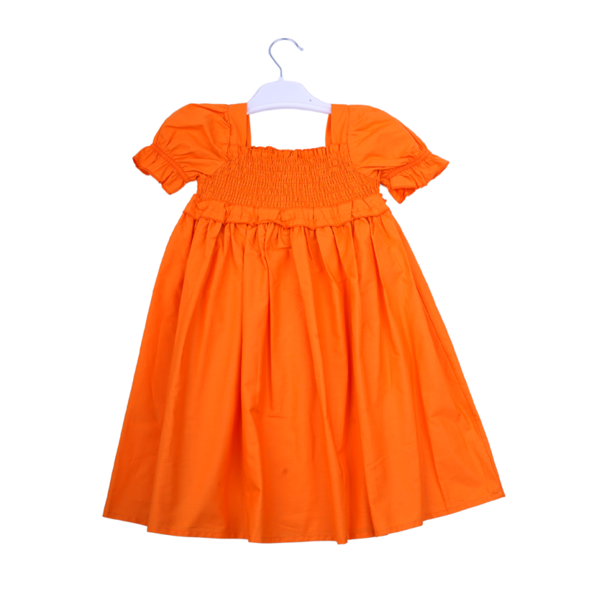 Wholesale Girls Cotton Dress 3-6Y Büşra Bebe 1016-23148 - 4