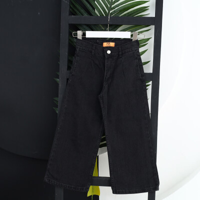 Wholesale Girls Denim Pants 6-14Y Flori 1067-22518 Чёрный 