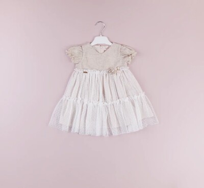 Wholesale Girls Dress 1-4Y BabyRose 1002-4503 Бежевый 