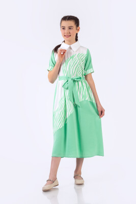 Wholesale Girls Dress 11-14Y Pafim 2041-Y23-3270 Зелёный 