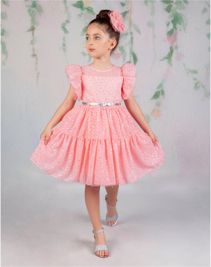 Wholesale Girls Dress 2-5 YAŞ Wizzy 2038-3375-1 - 1