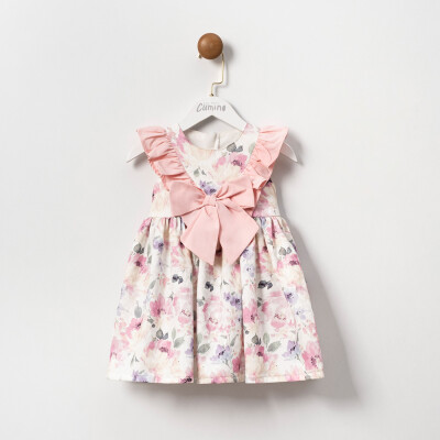 Wholesale Girls Dress 2-5Y Cumino 1014-CMN3531 Розовый 