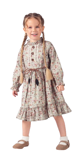 Wholesale Girls Dress 2-5Y Elayza 2023-2279 - 1