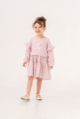 Wholesale Girls Dress 2-5Y Eray Kids 1044-6354 Розовый 