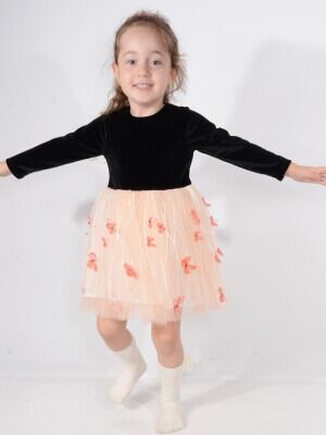 Wholesale Girls Dress 2-5Y Serkon Baby&Kids 1084-M0358 - Serkon Baby&Kids