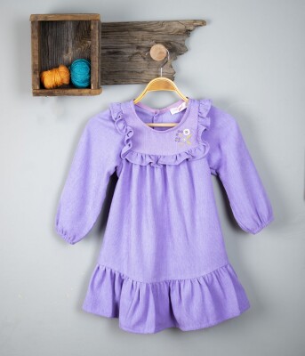 Wholesale Girls Dress 2-5Y Timo 1018-T3KDÜ044237582 - Timo