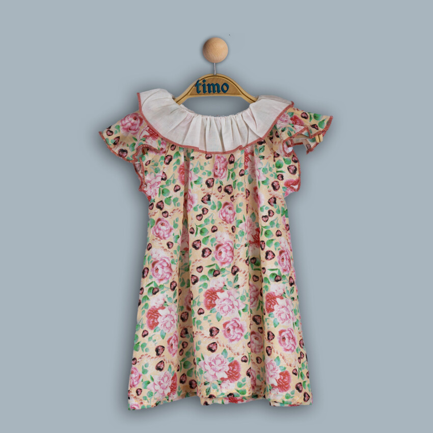 Wholesale Girls Dress 2-5Y Timo 1018-TK4DÜ012243712 - 3