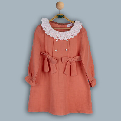 Wholesale Girls Dress 2-5Y Timo 1018-TK4DÜ044236152 - Timo