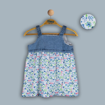 Wholesale Girls Dress 2-5Y Timo 1018-TK4DÜ202241162 - Timo