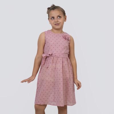 Wholesale Girl's Dress 2-5Y Timo 1018-TK5DÜ042257912 - Timo