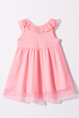 Wholesale Girls Dress 2-5Y Tuffy 1099-1027 Розовый 