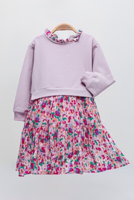 Wholesale Girls Dress 2-5Y Tuffy 1099-552 Светло-лиловый 