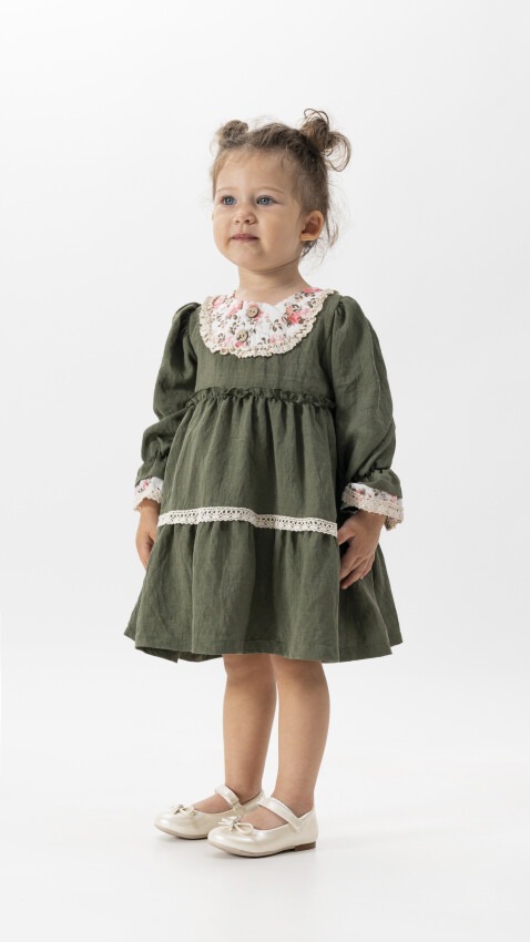 Wholesale Girls Dress 2-5Y Wecan 1022-23165 - 1