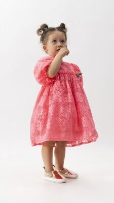 Wholesale Girls Dress 2-5Y Wecan 1022-23323 Пурпурный 