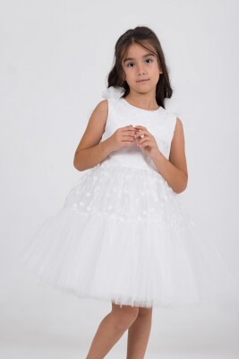 Wholesale Girls Dress 2-5Y Wizzy 2038-3532 Экрю