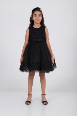 Wholesale Girls Dress 2-5Y Wizzy 2038-3536 Чёрный 