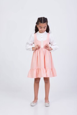 Wholesale Girls Dress 2-5Y Wizzy 2038-3547 Пудра