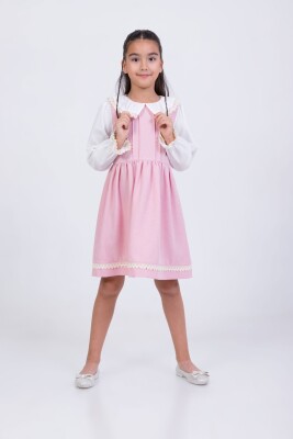 Wholesale Girls Dress 2-5Y Wizzy 2038-3550 Розовый 