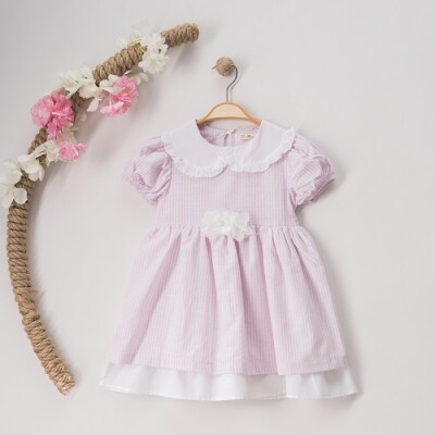 Wholesale Girls Dress 3-6Y Büşra Bebe 1016-23104 - 2