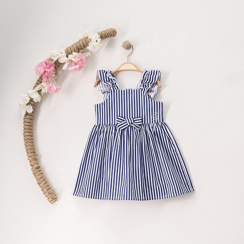 Wholesale Girls Dress 3-6Y Büşra Bebe 1016-23106 - 1