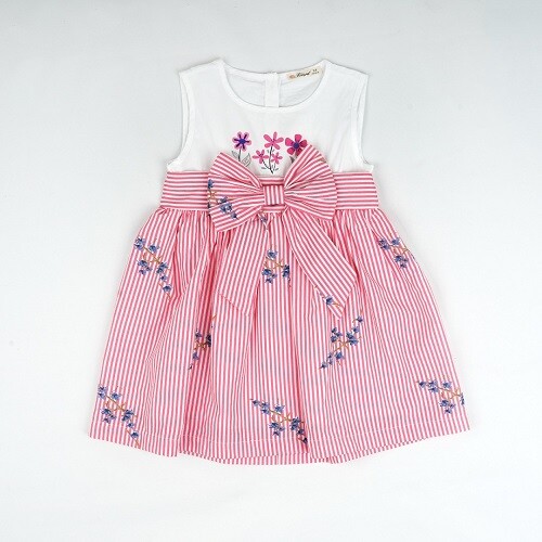 Wholesale Girls Dress 3-6Y Büşra Bebe 1016-23165 - 2