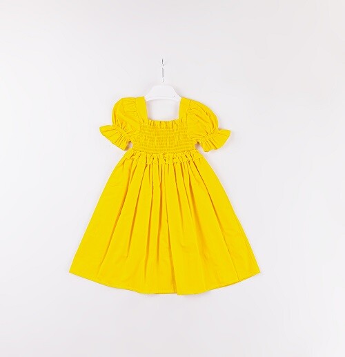 Wholesale Girls Dress 3-6Y Büşra Bebe 1016-24145 - 2