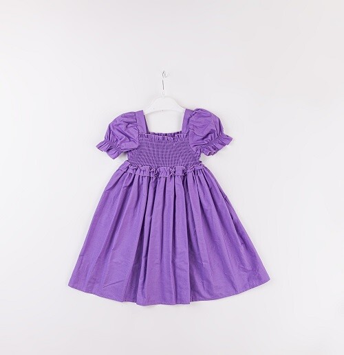 Wholesale Girls Dress 3-6Y Büşra Bebe 1016-24145 - 6