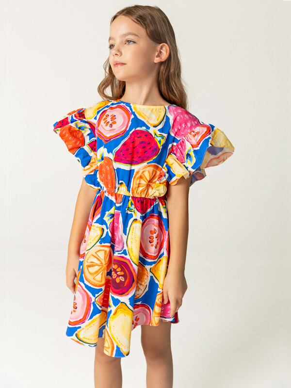 Wholesale Girls Dress 4-12Y Sheshe 1083-DSL0172_1 - 1