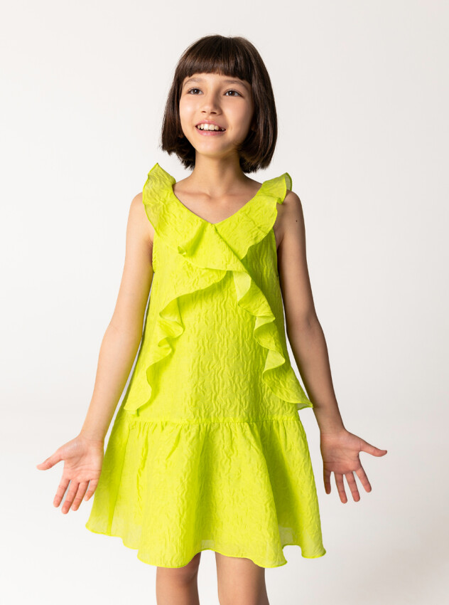 Wholesale Girls Dress 4-12YWholesale Girls Dress 4-12Y Sheshe 1083-DSL0105_1 - 1