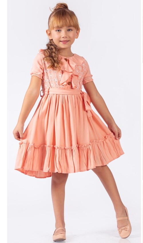 Wholesale Girls Dress 5-8Y Elayza 2023-2242 - 4