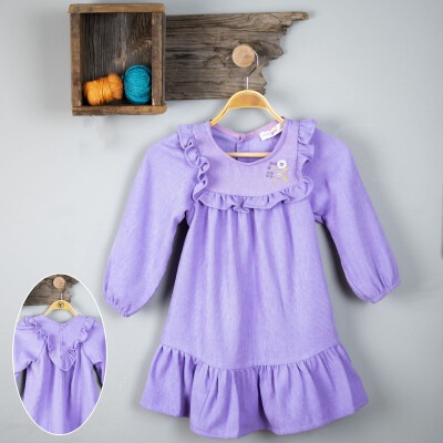 Wholesale Girls Dress 6-9Y Timo 1018-T3KDÜ044237583 - Timo