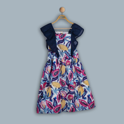 Wholesale Girls Dress 6-9Y Timo 1018-TK4DÜ042241723 Пурпурный 