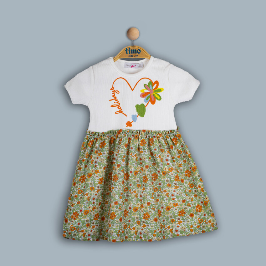 Wholesale Girls Dress 6-9Y Timo 1018-TK4DÜ042243283 - 2