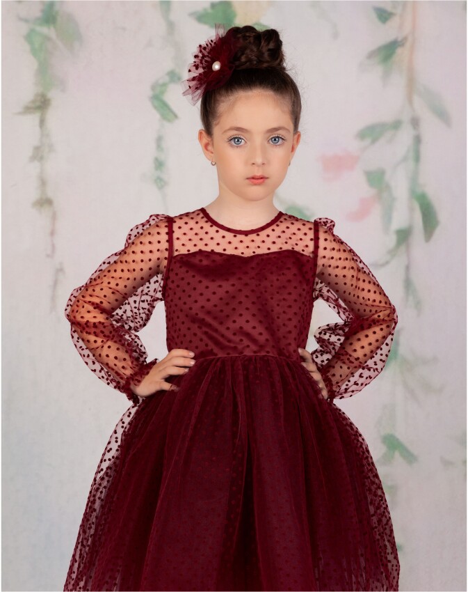 Wholesale Girls Dress 6-9Y Wizzy 2038-3335 - 4