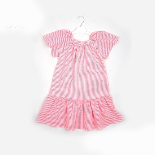 Wholesale Girls Dress 7-10Y Büşra Bebe 1016-23197 - 4