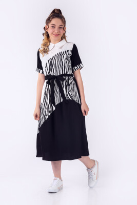 Wholesale Girls Dress 7-10Y Pafim 2041-Y23-3269 Чёрный 