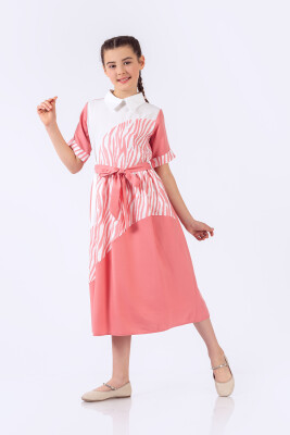 Wholesale Girls Dress 7-10Y Pafim 2041-Y23-3269 Розовый 