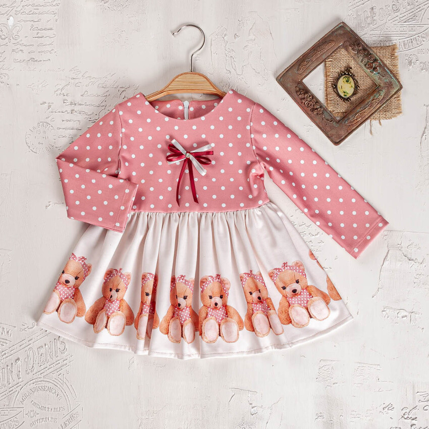 Wholesale Girls Dress 9-24M Elayza 2023-23115 - 3