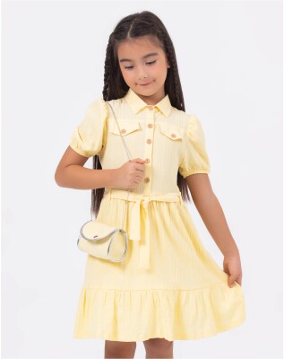Wholesale Girls Dress And Bag Set 2-5Y Wizzy 2038-3466-1 - 2