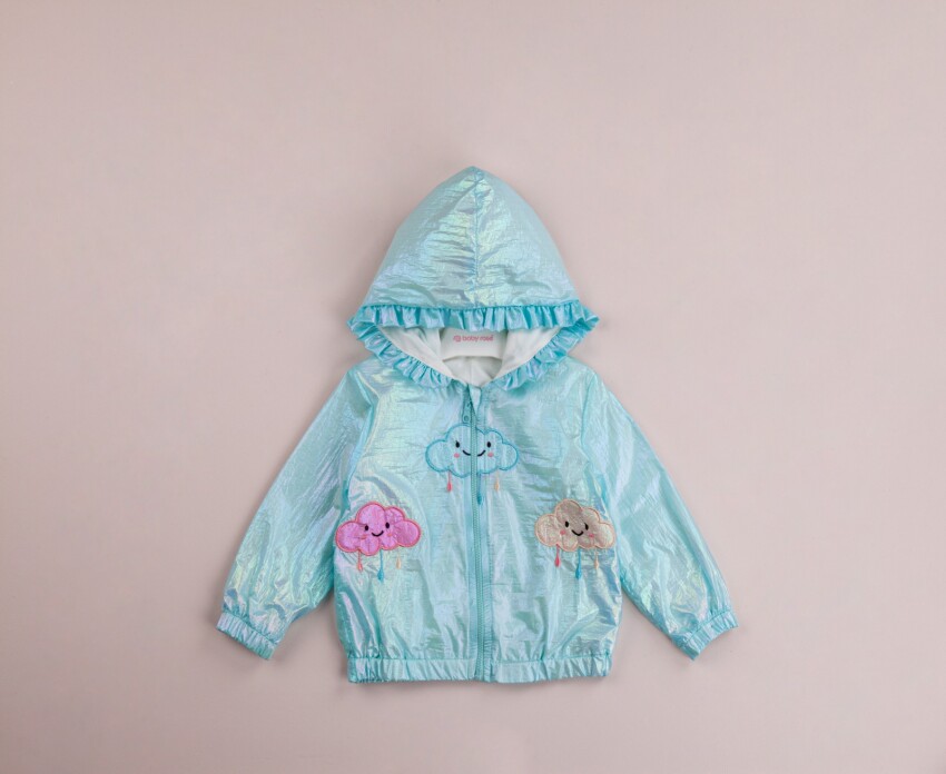 Wholesale Girls Embroidered Raincoat 9-24M BabyRose 1002-8422 - 2