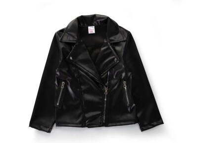 Wholesale Girls Faux Leather Jacket 4-8Y Panino 1077-23034 - Panino