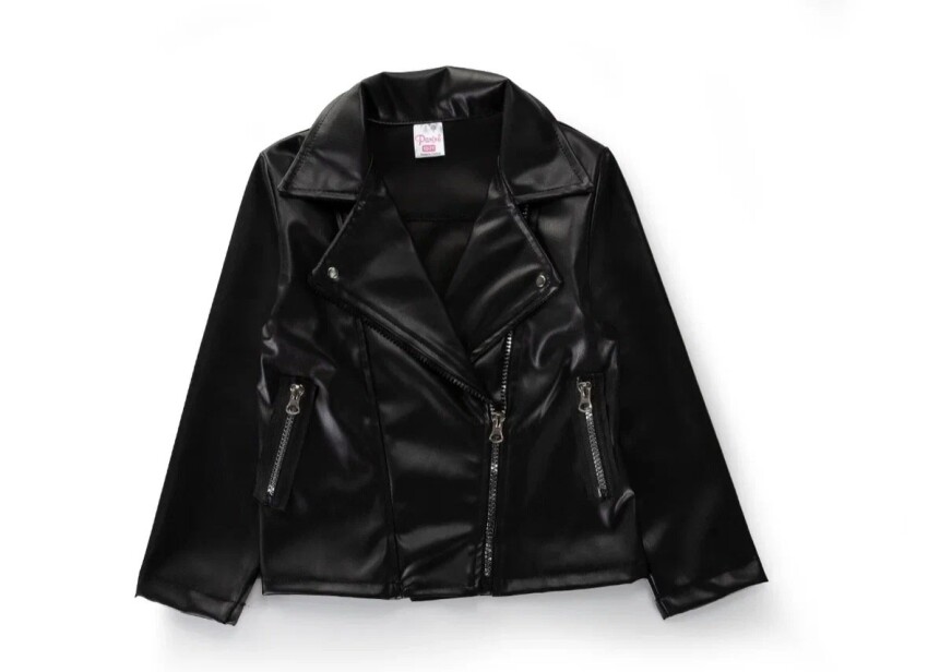 Wholesale Girls Faux Leather Jacket 4-8Y Panino 1077-23034 - 1