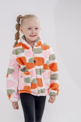 Wholesale Girls Fleece Jacket 6-9Y Eray Kids 1044-6299 - 1