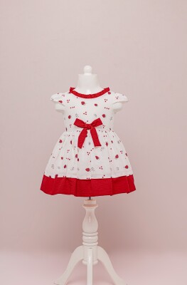 Wholesale Girls Flower Patterned Dress 1-4Y BabyRose 1002-4067 - Babyrose