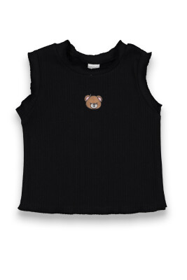 Wholesale Girls Halter T-shirt 2-5Y Tuffy 1099-1954 Чёрный 